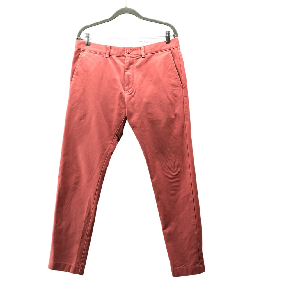 J.Crew Essential 484 Slim Fit Chino Pants Mens 32x30 Salmon Pink Cotton